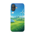 Solarpunk Eco Landscape iPhone Case