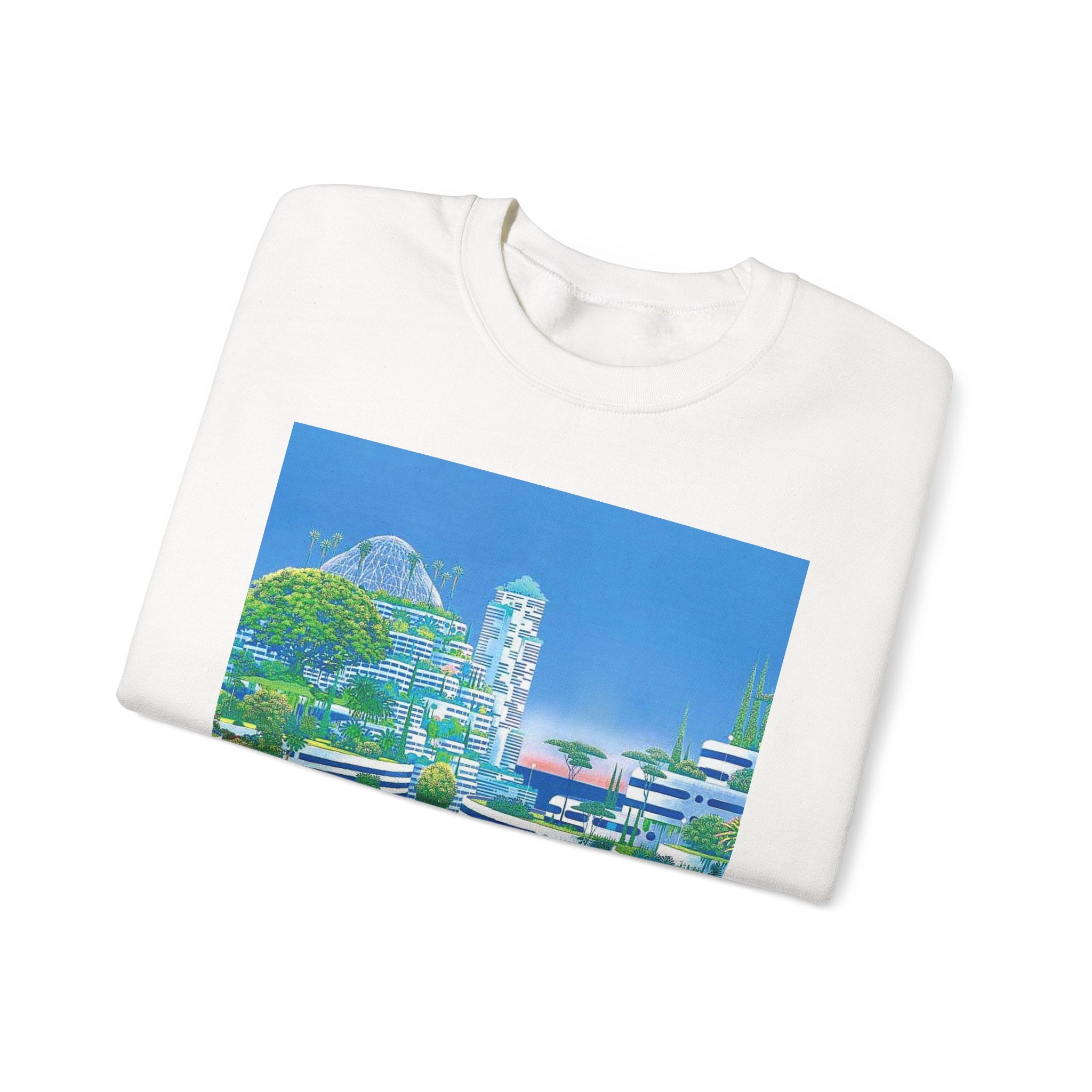 Solarpunk Cityscape Sweatshirt