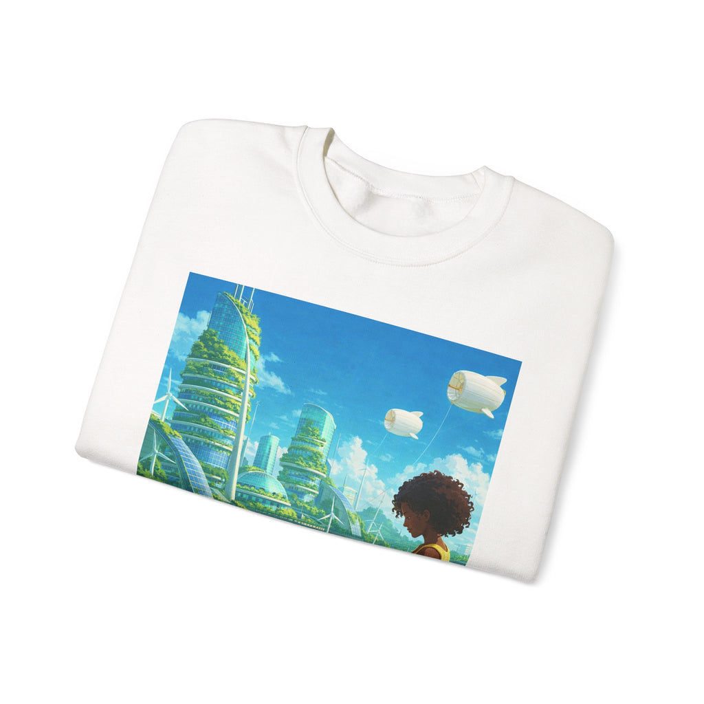Solarpunk Eco Future Sweatshirt