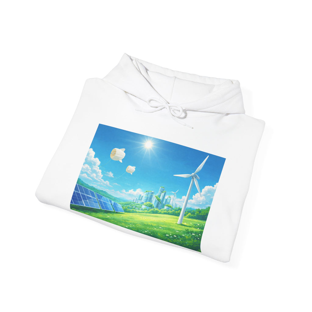 Solarpunk Eco-City Hoodie