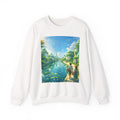Solarpunk Sunlit Canal Sweatshirt