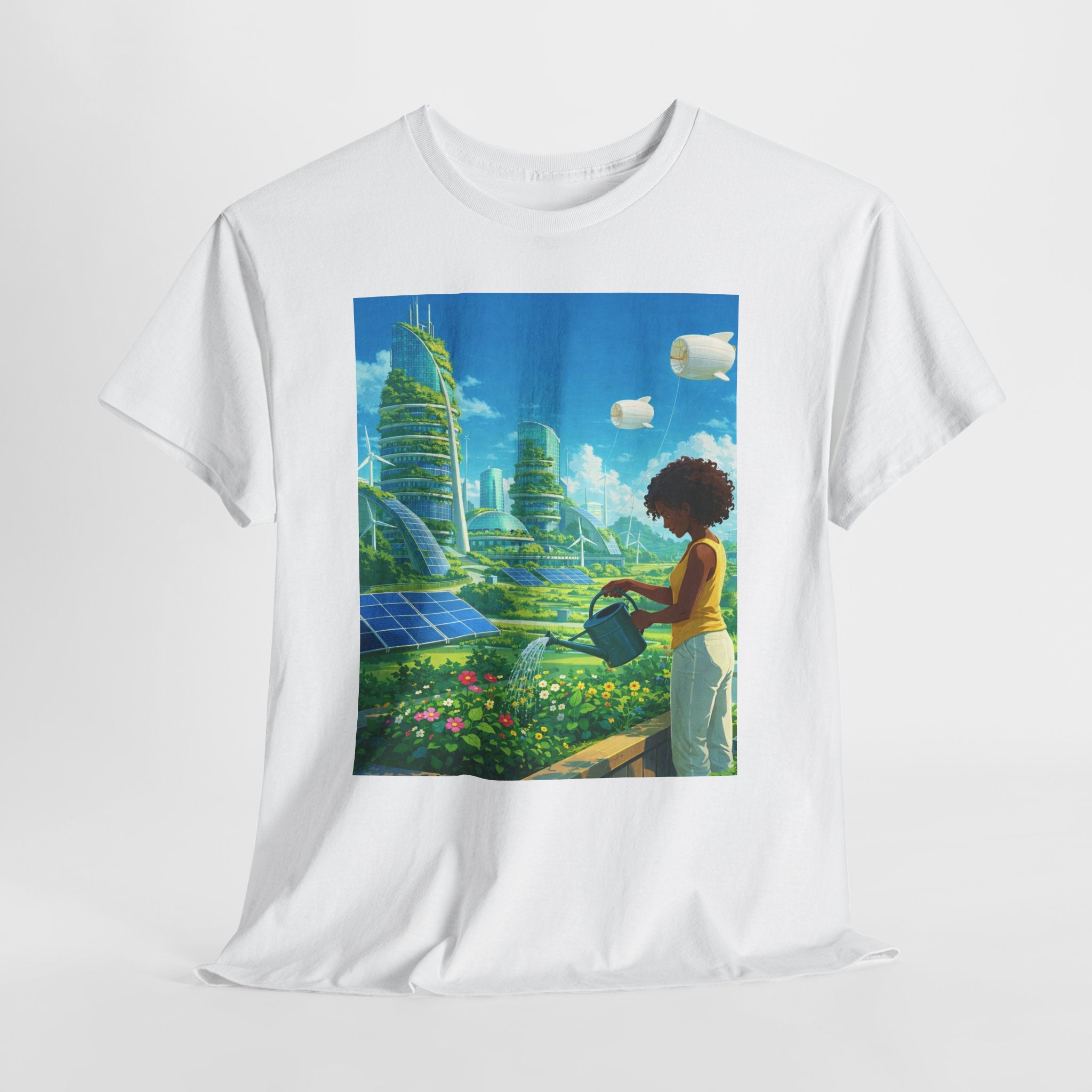 Solarpunk Eco Future T-Shirt