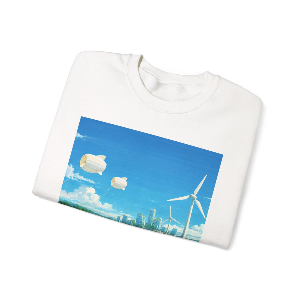 Solarpunk Landscape Sweatshirt