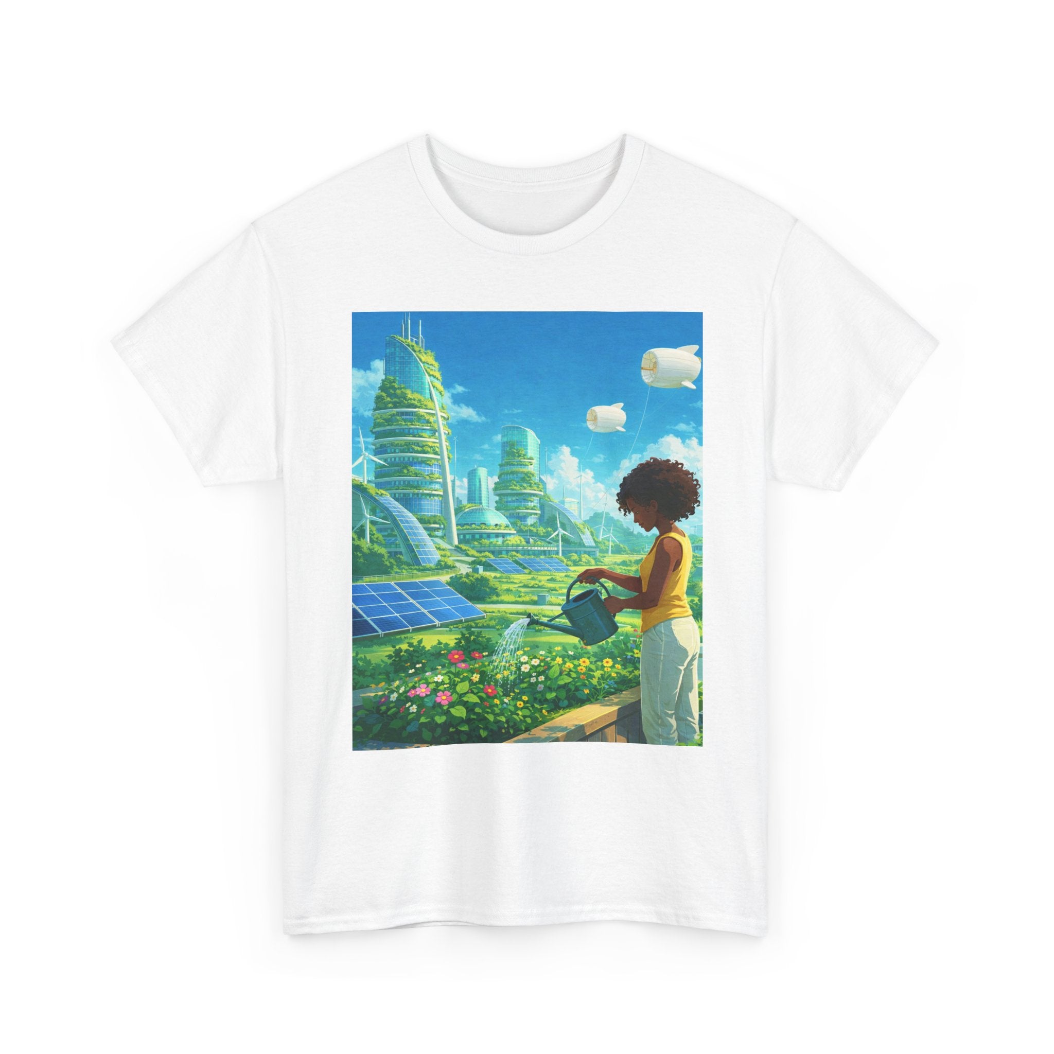 Solarpunk Eco Future T-Shirt