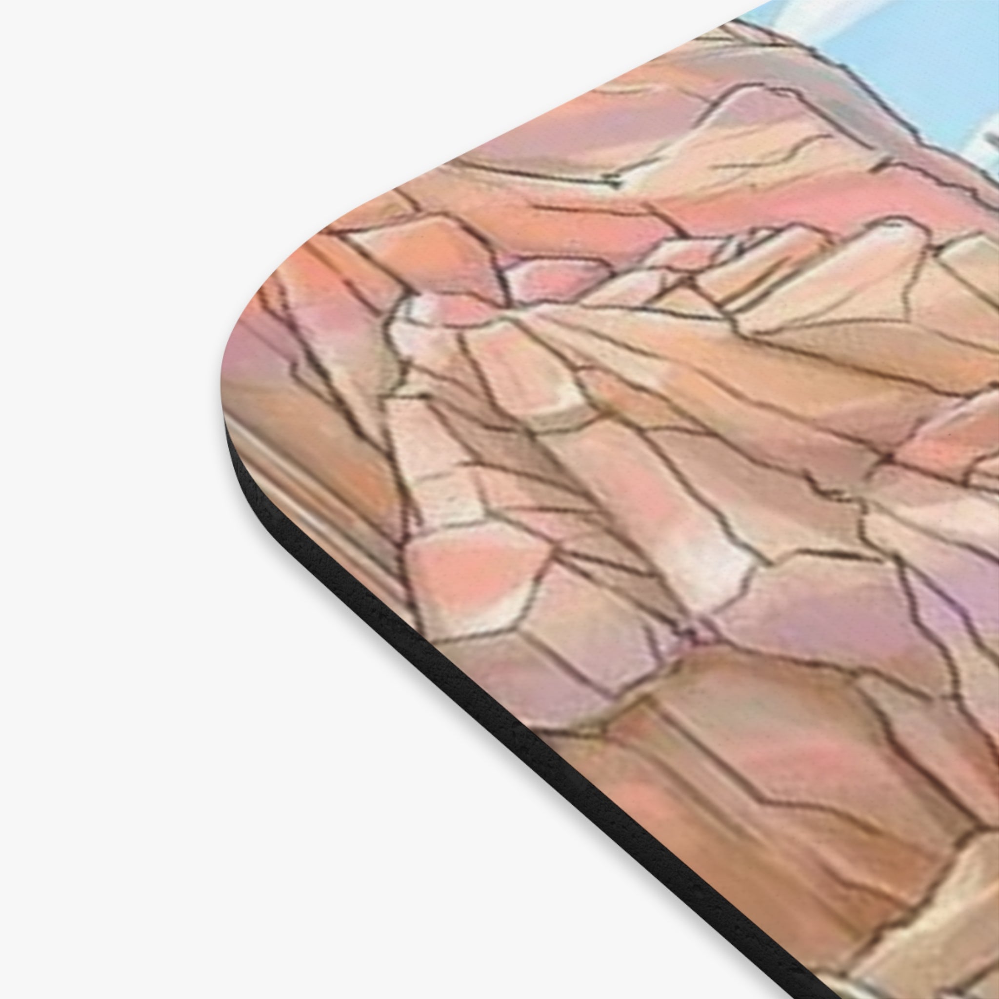 Solarpunk Cozy Dome House Mouse Pad